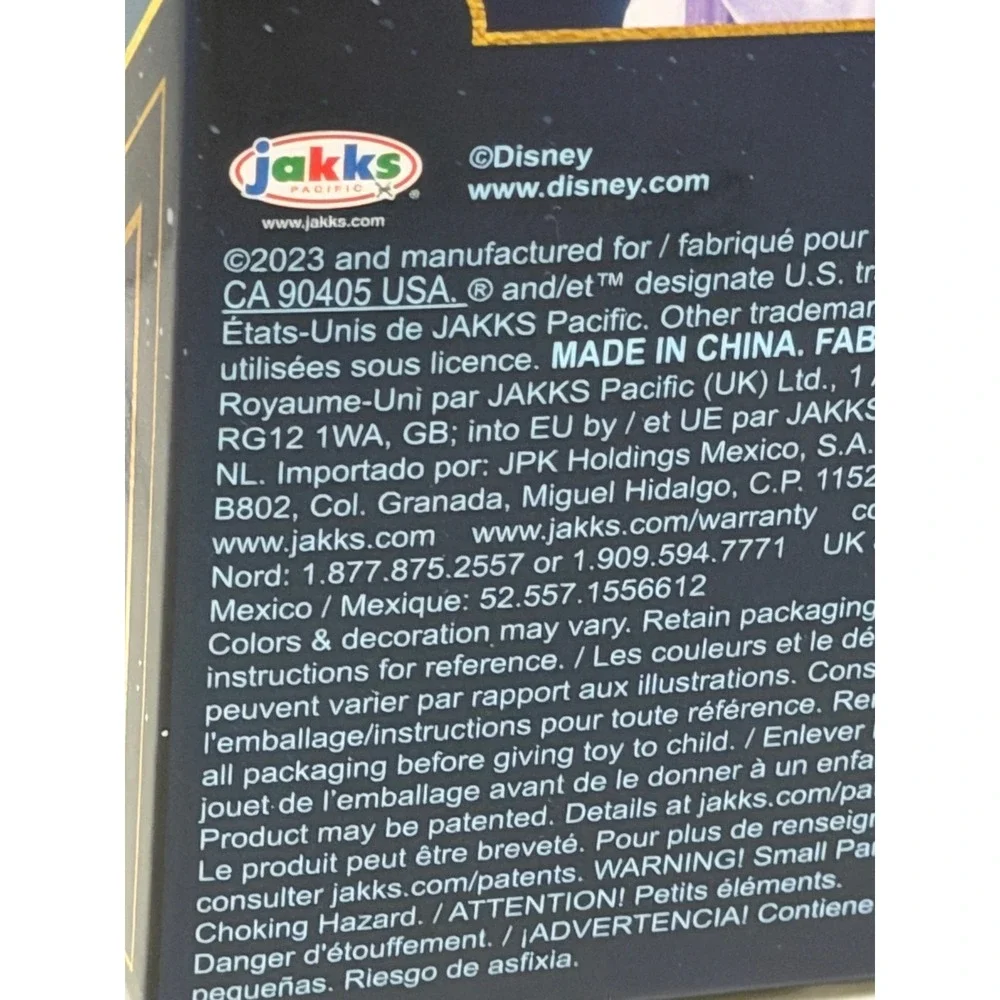 Disney Wish Wishing Star Necklace Jakks Pacific Light Up Star Glow Toy Asha New‎